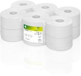 SATINO BY WEPA Toilettenpapier Comfort 2-lagig, 100 % recycelt, 12 Rollen