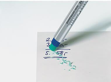 Faber-Castell MULTIMARK 1514 Folienstift rot 0,6 mm mit Radierer – Made in Germany