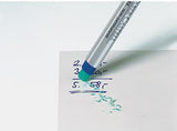 Faber-Castell MULTIMARK 152521 CD/DVD Marker mit Radierer, rote Tinte, 1 mm – Made in Germany