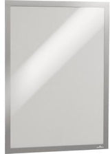 DURABLE Magnetrahmen DURAFRAME 487301 DIN A3 schwarz, 2 Stück – selbstklebend, magnetisch, doppelseitig