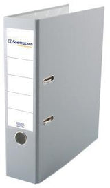 Soennecken Ordner 3333 DIN A4 80mm PP weiß – mit Register-Deckblatt und auswechselbarem Rückenschild