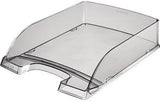 Leitz Briefablage Transparent Plus DIN A4 – Glasklare PS-Ablage, stapelbar