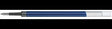 uni-ball Gelmine UB SIGNO 207 0,4 mm blau – Dokumentenechte Geltinte, wasserfest