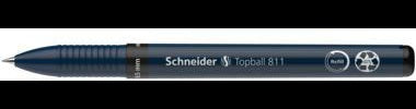 Schneider Tintenroller Topball 8111 0,5 mm schwarz – mit Edelstahlspitze und nachfüllbarer Mine