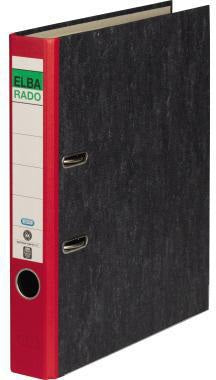 ELBA Ordner rado klassik 50mm DIN A4 Pappe gelb – Präzisionsmechanik, Blauer Engel