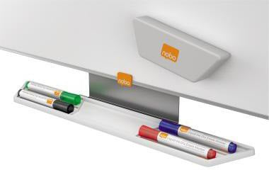 Nobo Tafelwischer für Whiteboards, magnetisch, weiß, 8,9 x 4 x 22,8 cm