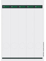 LEITZ Ordnerrückenetikett 16880015 schmal/lang 39 x 285 mm gelb 125 Stück