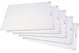 LEGAMASTER Flipchartpapier 98x65 cm kariert 80 g/m² – 5 Blöcke à 20 Blatt