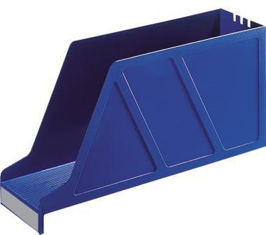 LEITZ Stehsammler 24270025 DIN A4 quer, 97 mm, Polystyrol, rot – extrabreit & stabil