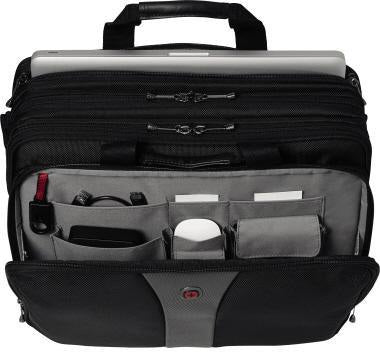WENGER Notebooktasche LEGACY TRIPLE – Gepolstertes Fach bis 17", Handgepäck-kompatibel