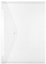 Herlitz Dokumententasche DIN A4 Druckknopf PP glasklar – 200 Blatt