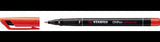 STABILO OHPen 842/36 F Folienstift – Permanentmarker, grün, 0,7 mm, für glatte Oberflächen