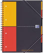 OXFORD International Organiserbook Collegeblock DIN A4+ kariert 80 Blatt mit 6 Registern