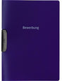 DURABLE Bewerbungsmappe DURASWING JOB A4 dunkelblau – 30 Blatt, ohne Lochen
