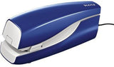Leitz Elektroheftgerät NeXXt 55330035 – Elektrisches Heften bis 20 Blatt, blau