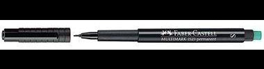 Faber-Castell MULTIMARK 1523 CD/DVD-Marker 0,4 mm schwarz – Folienstift mit Spezialradierer