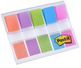 Post-it Haftstreifen Index Mini 6835CBEU sortiert 5x20 Blatt – Extraschmale Markierungen