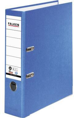 Falken Ordner Recycolor DIN A4 80 mm Papier schwarz – Umweltfreundlicher Büroordner mit Hebelmechanik