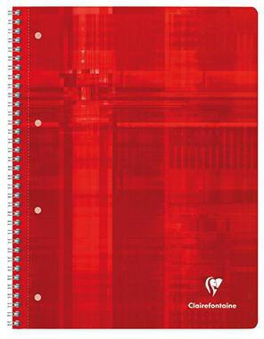 Clairefontaine Collegeblock DIN A4 blanko 80 Blatt 90 g/m² mit Doppelspiralbindung