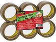 Scotch Packband S5066B6 50mm x 66m braun, 6 Rollen – Reißfest & leise