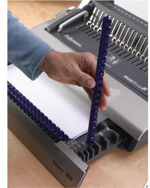 Fellowes Plastikbindegerät Galaxy 500 – 500 Blatt Bindleistung, Satellite System, DIN A4
