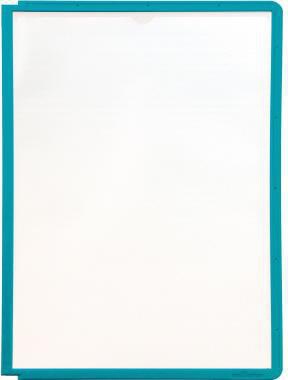 DURABLE Sichttafel SHERPA Panel 560604 DIN A4 PP gelb – scannertauglich, mit farbigem Profilrahmen