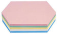 magnetoplan Moderationskarte 111152410 Königswabe 297x165mm 500 Stück farbig sortiert