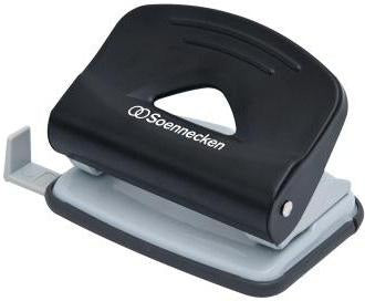 Soennecken Locher 3275 – Metall-Locher für 15 Blatt, lichtgrau, 8 cm Lochung