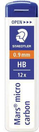 STAEDTLER Feinmine Mars micro carbon 250 07-HB 0,7 mm – 12 Stück, hohe Bruchfestigkeit