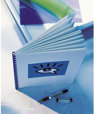 GBC Plastikbinderücken CombBind 6mm DIN A4 schwarz 100 St./Pack.