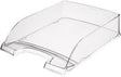 Leitz Briefablage Transparent Plus DIN A4 – Glasklare PS-Ablage, stapelbar