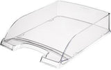 Leitz Briefablage Transparent Plus DIN A4 – Glasklare PS-Ablage, stapelbar