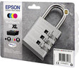 Epson 35XL Tintenpatrone Original 4er-Pack – 2.600 Seiten Schwarz, 3x 1.900 Seiten Farbe
