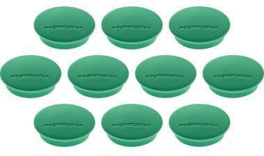 magnetoplan Magnet Discofix Junior 34 mm weiß 10 Stück – Hohe Haftkraft für Whiteboards & Präsentationstafeln