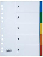 5 Registerblätter