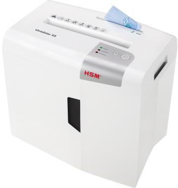 HSM Aktenvernichter shredstar X5 Partikelschnitt P-4 4,5x30mm weiß/silber