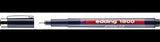 edding Feinschreiber 1800 profipen – 0,35 mm schwarz, metallgefasste Spitze für präzise Skizzen und Schablonen