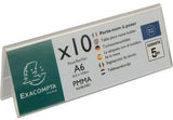 Exacompta Tischnamensschild Office Exacryl 150x55mm Acryl kristall 10 Stück