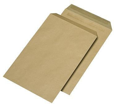 MAILmedia Versandtasche DIN C4 229x324 mm Natronpapier braun Selbstklebung 250 Stück