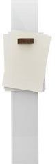 magnetoplan Holzmagnet 1665251 rechteckig Walnuß 4 St. – Design Wood Series, extra-starke Neodym-Magnete