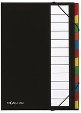 PAGNA Ordnungsmappe Deskorganizer 44133-04 DIN A4 12 Fächer schwarz