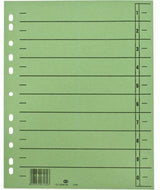 Soennecken Trennblatt oeco A4 230g Recyclingkarton blau 100 Stück mit 10 Taben