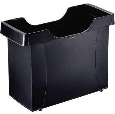 LEITZ Uni-Box Plus Hängebox Polystyrol rot für DIN A4, 20 Hängemappen, stapelbar