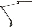 UNILUX Tischleuchte MAMBO LED schwarz – flexibel mit Doppelarm & Klemmfuß