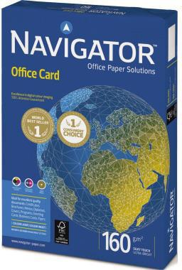 Navigator Kopierpapier Office Card DIN A4 160g/m² holzfrei hochweiß 250 Blatt