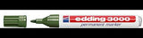 edding Permanentmarker 3000 – Rundspitze 1,5-3 mm, hellgrün, nachfüllbar, Made in Germany