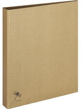 PAGNA Ringbuch Pur 20784-11 A4 2-Ring-Mechanik Recyclingkarton naturbraun