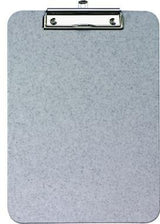 WEDO Klemmbrett 57601 A4 22,7x31,7cm schwarz – Stabile Schreibunterlage mit Metallklemme