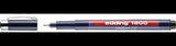 edding Feinschreiber 1800 profipen – 0,5 mm schwarze Pigmenttinte, wasserfest & schnelltrocknend