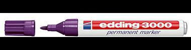 edding Permanentmarker 3000 – Rundspitze 1,5-3 mm, hellgrün, nachfüllbar, Made in Germany
